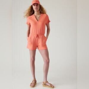Athleta Sunbaked Clay Balance Romper